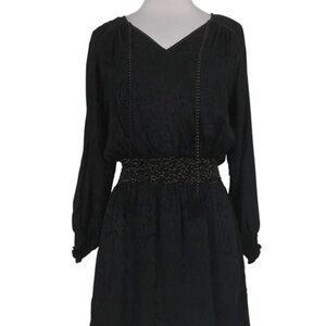 Rebecca Taylor Silk Black Dress